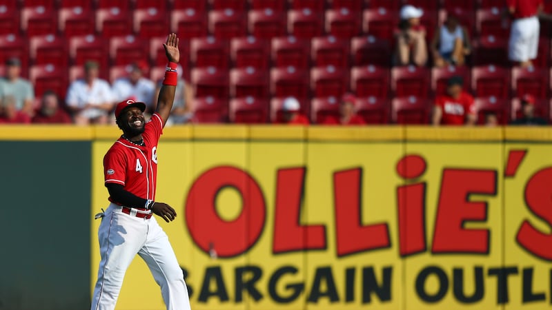 Cincinnati Reds second baseman Brandon Phillips during a baseball game against the Arizona...