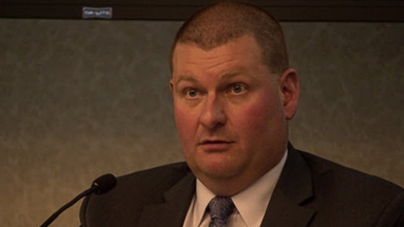 Casey Gilpin, a former volunteer officer with the New Miami Police Department, took the stand...