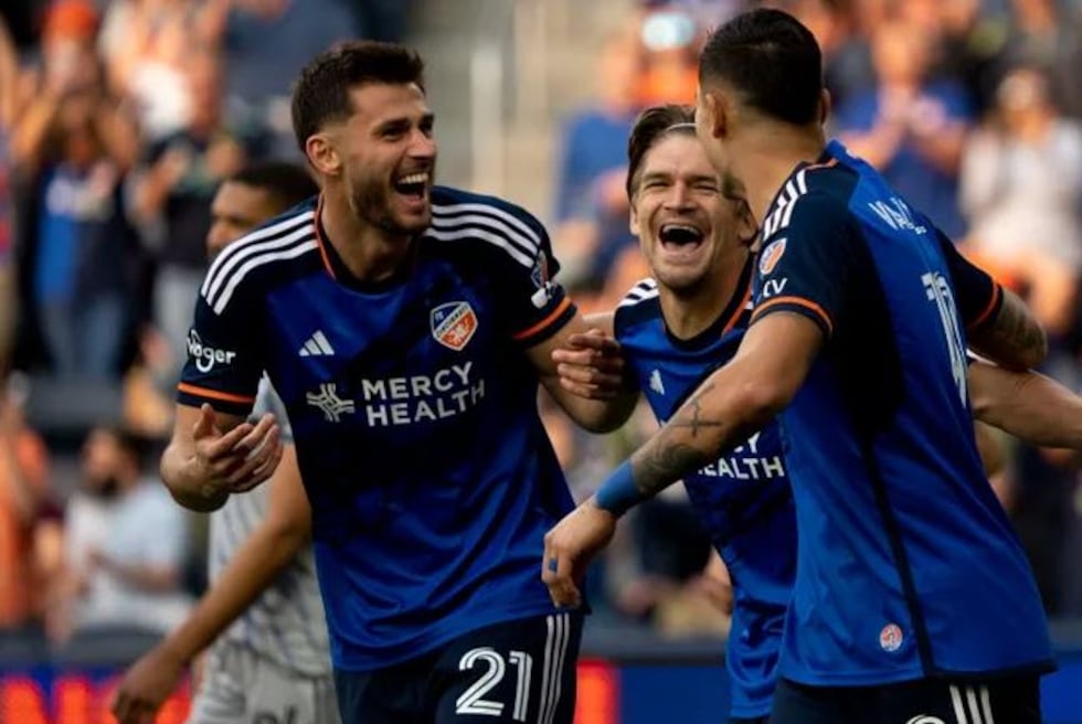 FC Cincinnati will be without Matt Miazga (21), the MLS' top defender, when it meets Columbus...