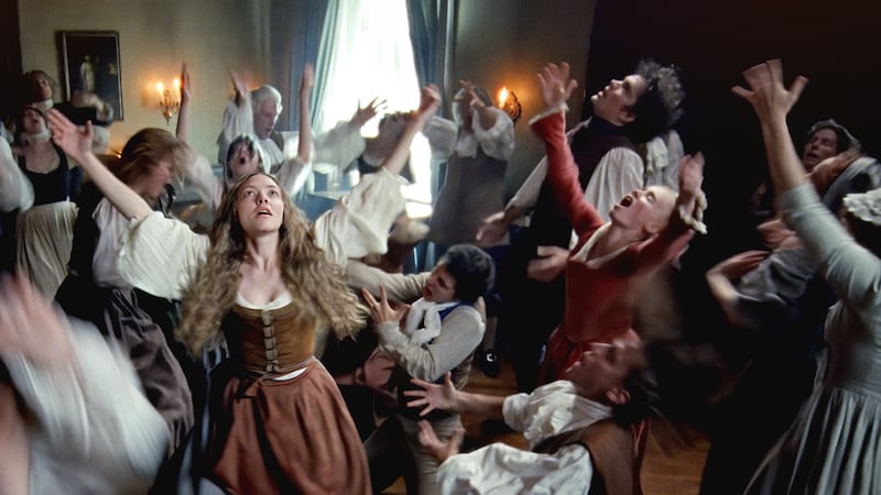 Amanda Seyfried and ensemble in THE TESTAMENT OF ANN LEE.