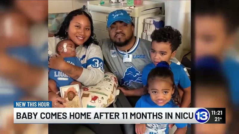 A Toledo baby is finally home after spending almost one year in NICU.