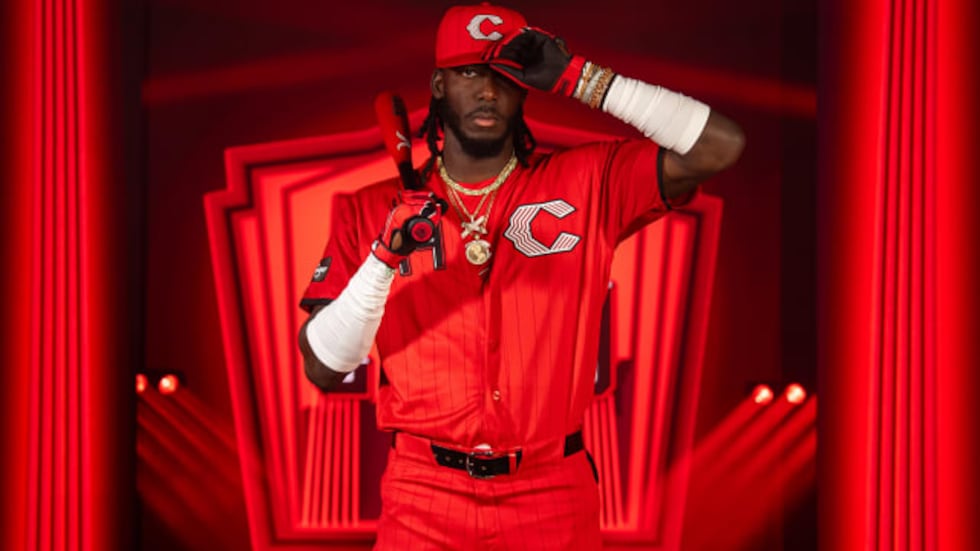 Reds players will wear the new Nike City Connect uniforms at Saturday home games.
