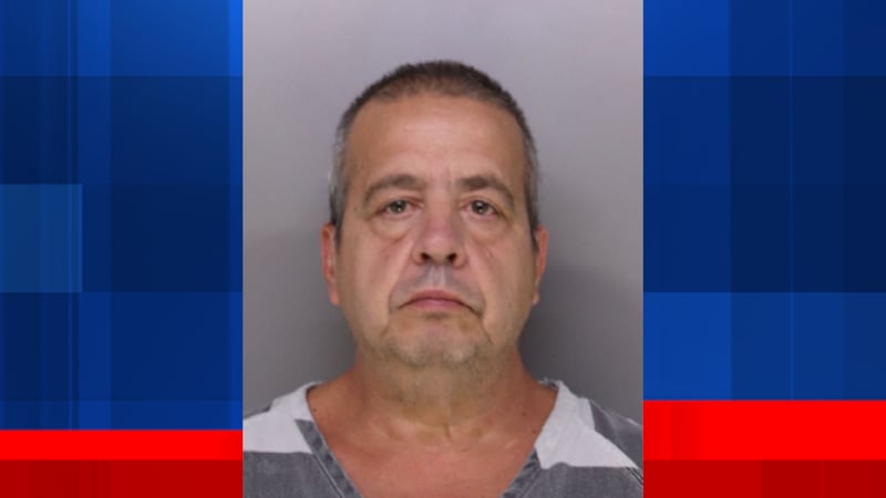 Steven Parker, 61, was arrested for criminal enticing children and menacing by stalking.