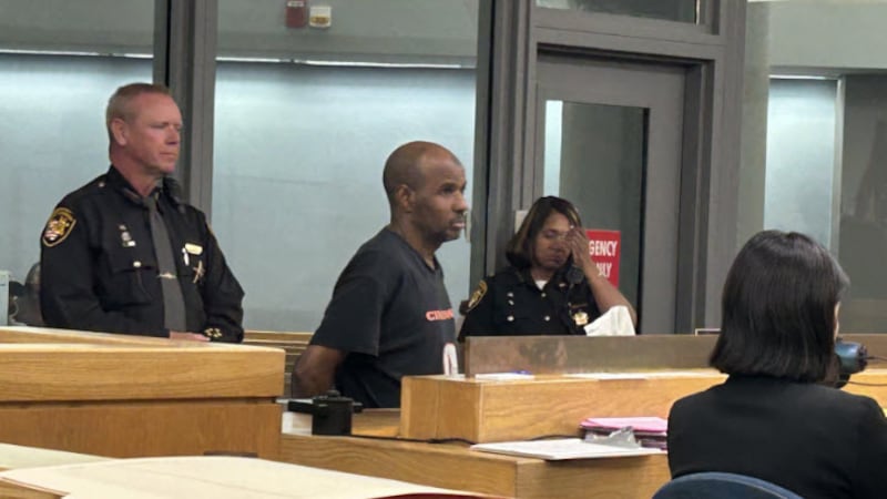 Woury Sow appears in Hamilton County Municipal Court on a criminal charge of child enticement...
