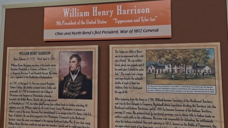 The Harrison-Symmes Memorial Foundation recently held a tribute to honor William Henry Harrison.