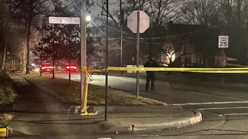 Multiple law enforcement agencies are on scene on Durrell Avenue in Wyoming early Monday. A...