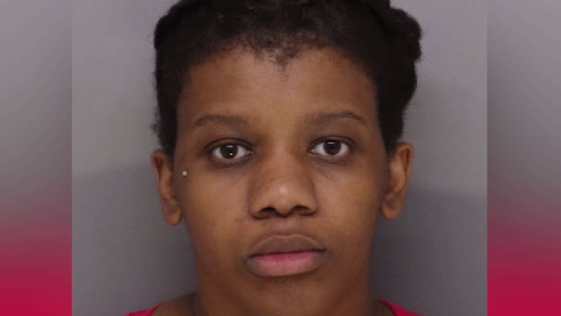 Iesha Harris was booked into the Hamilton County Justice Center at 11:34 p.m. Wednesday.