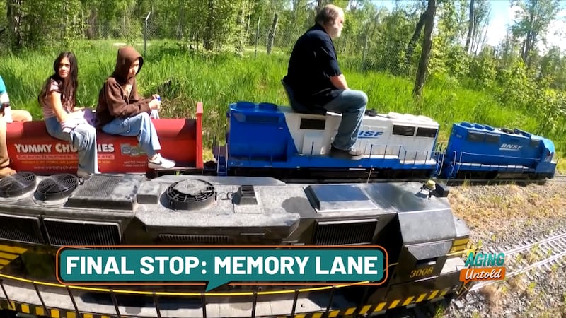 A miniature railroad a grandfather built for his children more than five decades ago continues...