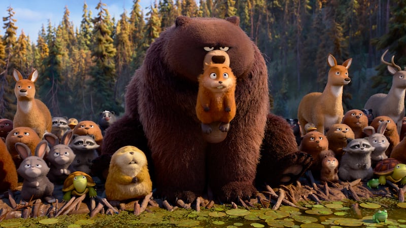 A scene still from Disney and Pixar’s “Hoppers,” releasing in U.S. theaters March 6, 2026....