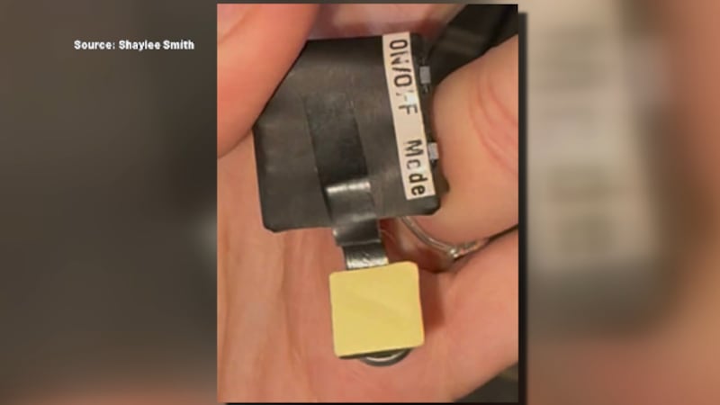 A Knoxville mother and daughter say they're shaken after finding this camera in a Cullman hotel.