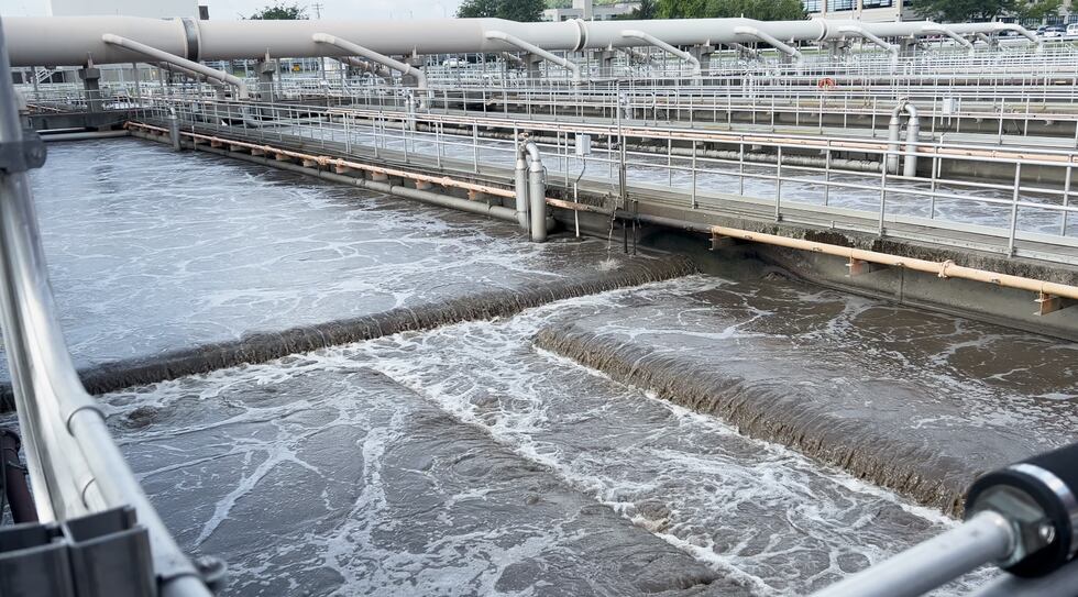 Crews at the Mill Creek Wastewater Treatment Plant can treat and return up to 100 million...