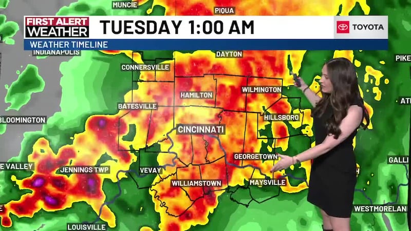 Gusty winds, heavy rain look likely