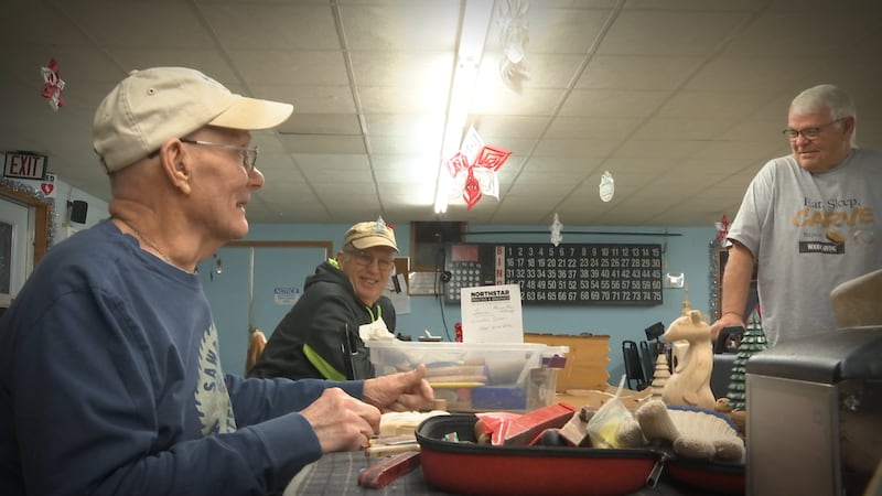 A club of wood carvers meets Tuesday mornings in Princeton