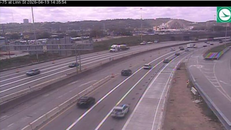 Crews demolished the last half of the Linn Street overpass on I-75 South this weekend,...