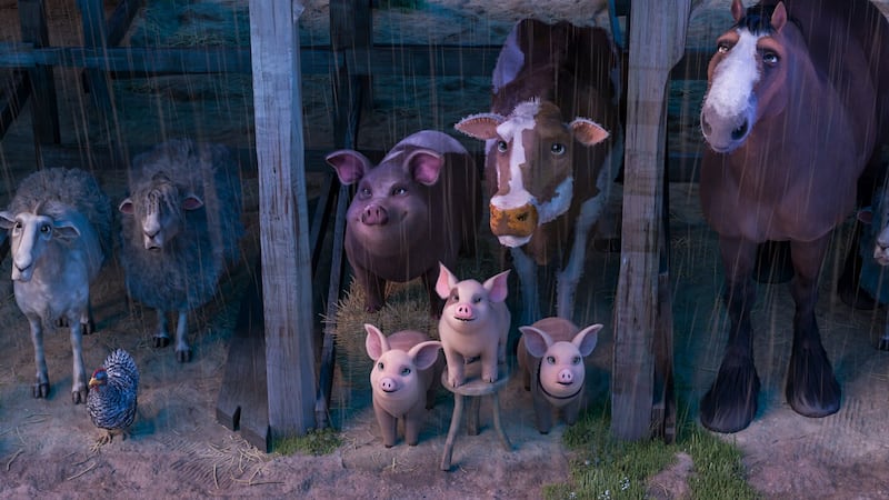 “Animal Farm” releases in theaters May 1 courtesy of Angel Studios.