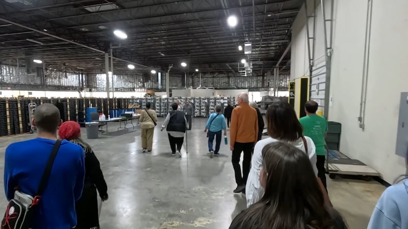 Raquel Burgos and Sherry Poland take the public on tours called Behind the Ballot at the...