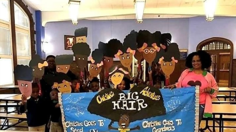 Dr. Christine Gibson says she was inspired to write the "Christine's Big Hair Adventures"...