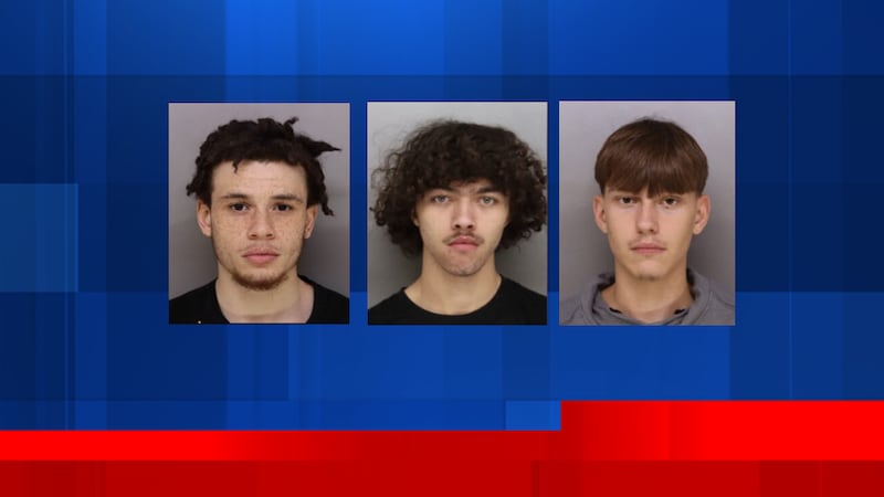 Deontae Conyers (left) and Austin Smith (middle) were sentenced to five to 7.5 years, while...