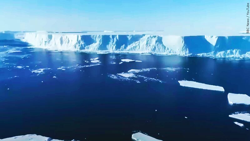 A new study suggests the Thwaites Glacier, also known as the Doomsday Glacier, is being...