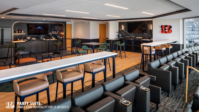 Every existing suite was redesigned with expanded lounge areas, updated restrooms, new...
