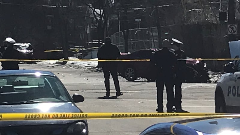 Police say the crash happened at the intersection of Oak Street and May Street.