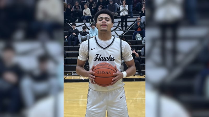 Lakota East senior Trey Perry leads the Greater Miami Conference in scoring and assists this...