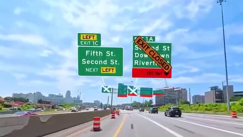 Exits to Second Street in Downtown closing