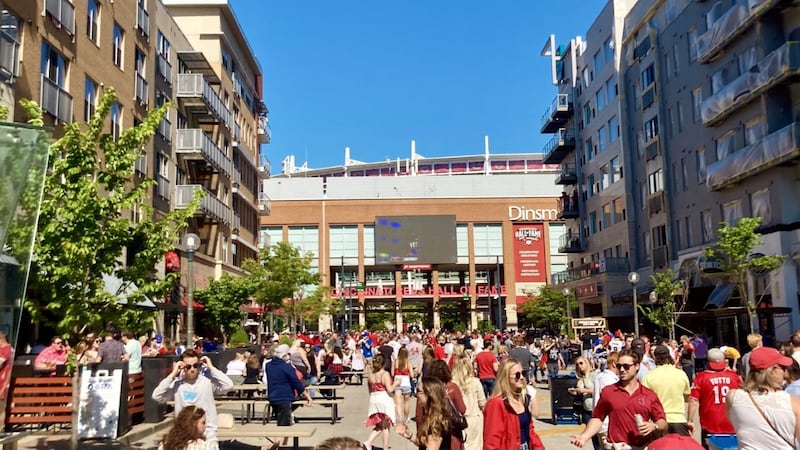 The Banks announced they will host a Reds watch party for fans starting with Tuesday’s game one.