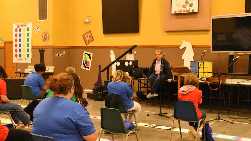 As part of her efforts, Terri Hopton and her nonprofit go around high schools to put on “Dead...