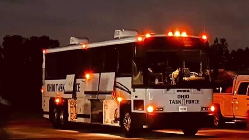 Ohio Task Force 1 heads south Tuesday morning ahead of the landfall of Hurricane Idalia, which...