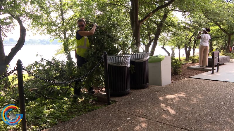 Volunteers landscape national monuments