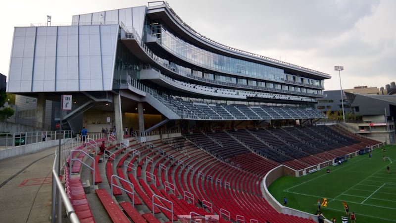 Nippert Stadium at the University of Cincinnati.