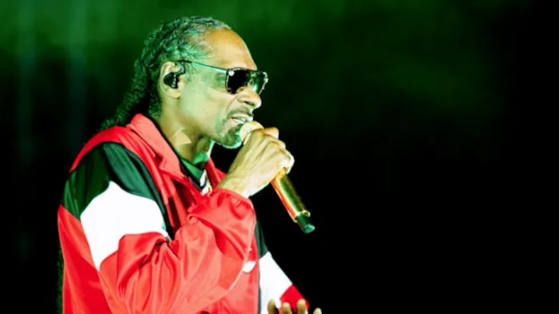 Snoop Dogg performed at Great American Ball Park Monday for the Cincinnati Reds postgame concert.