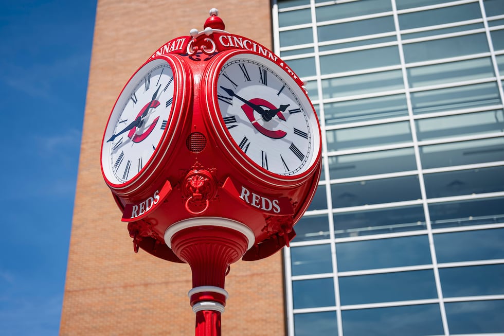 The clock head features speakers that can play hourly chimes and a wide range of music,...