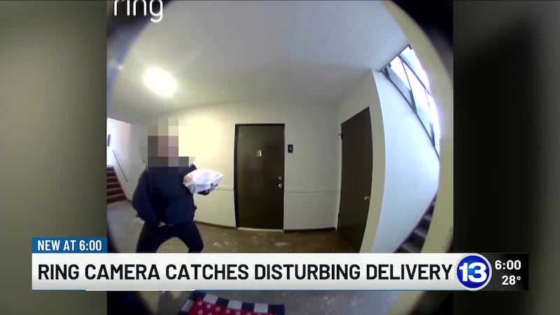 A Toledo woman says she will never order food delivery again after her Ring camera captured...
