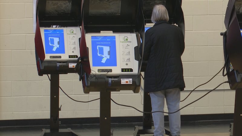Voters in Lucas County cast their ballot on May 5, 2026.