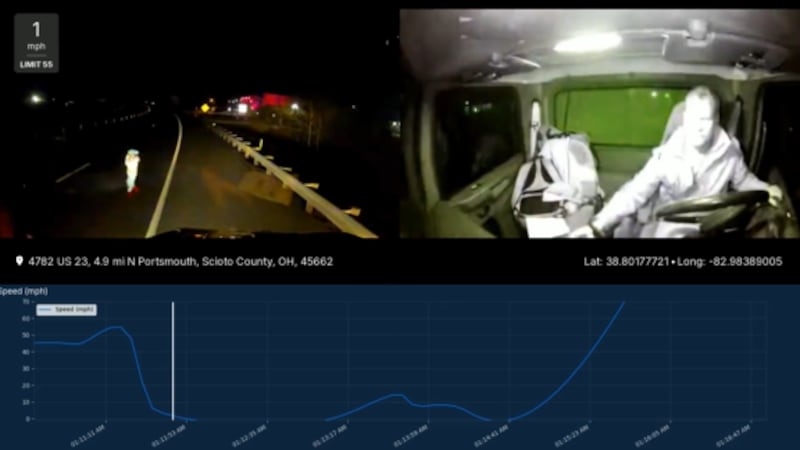 Derek Flory was on a four-hour drive when he saw the young girl walking on a highway, miles...