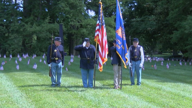 The Sons of Union Veterans of the Civil War held their annual Memorial Day ceremony at Spring...