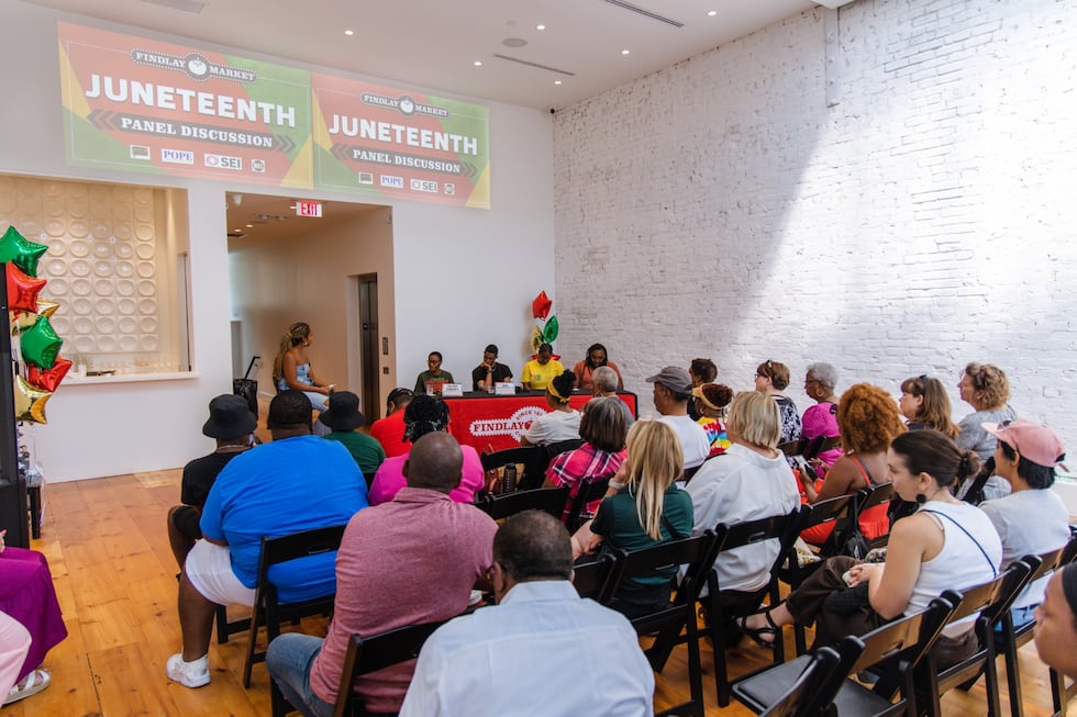 Juneteenth Panel Discussion at the Columns in Findlay Market.
