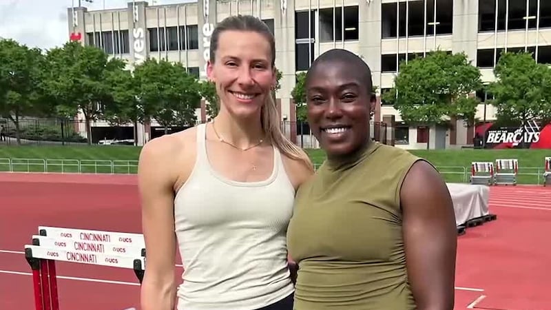 Two UC track stars share Olympic dreams while overcoming past hurdles