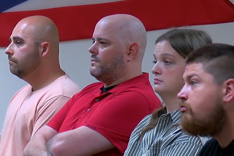 Terry Akers, 40; Danny Kiskadden, 36, Chad Stanforth, 41, and Kiara Williams, 21, pleaded not...