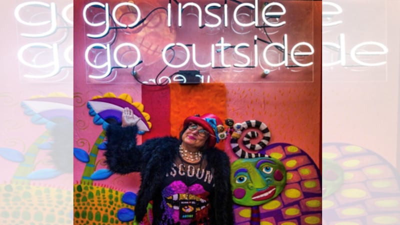 With each piece of art she creates, Pam Kravetz says she wants to create a feeling of love and...