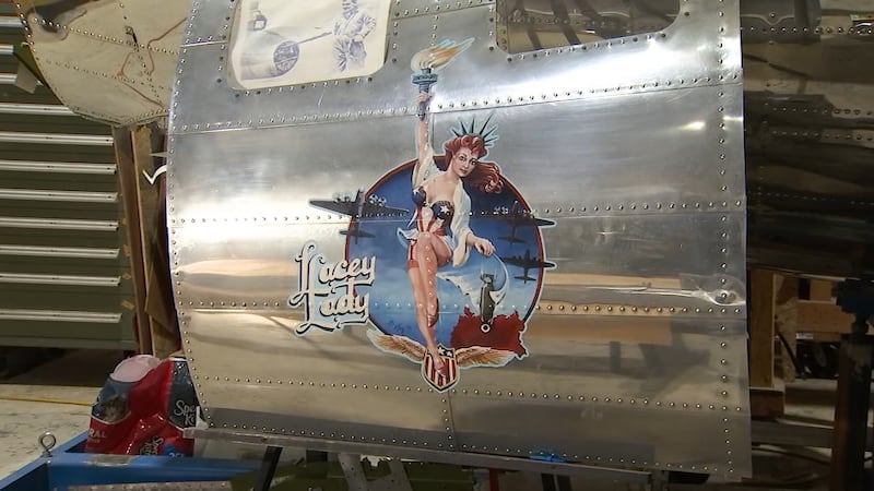 Historic WWII aircraft 'Lacey Lady'