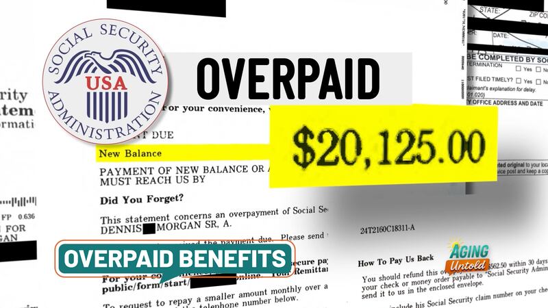 The Social Security Administration said a man had been overpaid more than $20,000 in benefits...