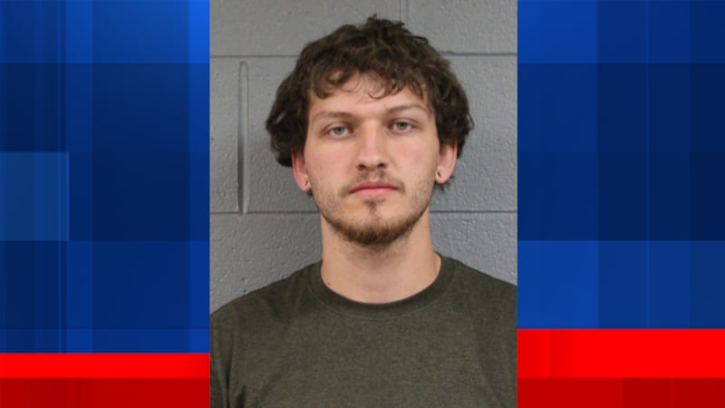 Javen Meadows, 22, has been charged with strangulation and assault after the confrontation...