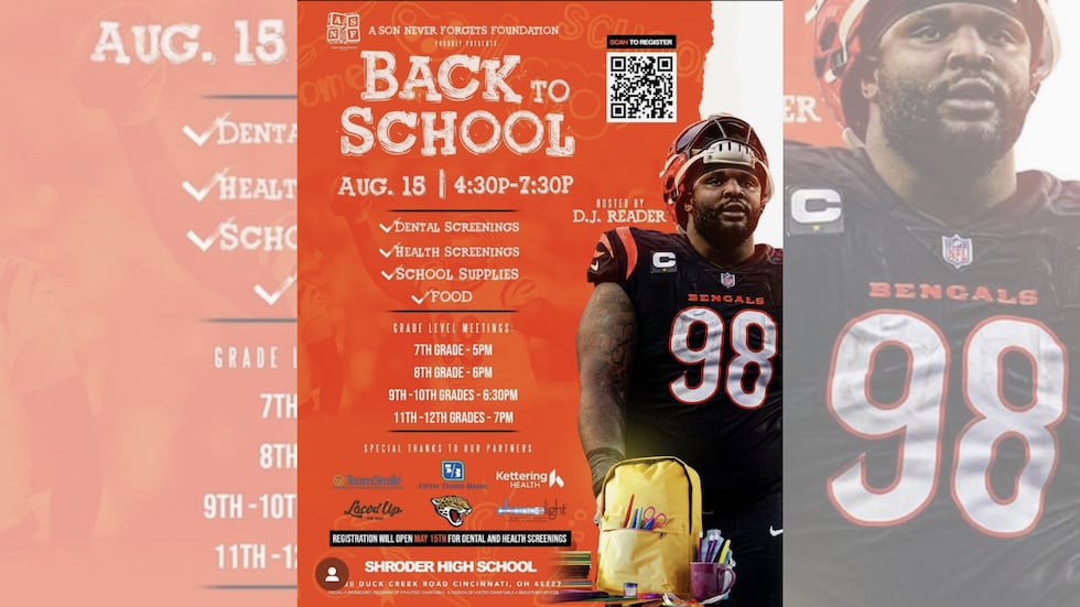 DJ Reader is hosting a back-to-school event at Shroder High School Tuesday, Aug. 15 for...