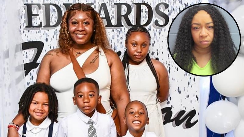 Sherita Goddard, 41, is accused of crashing into a family’s oncoming vehicle. Officials...