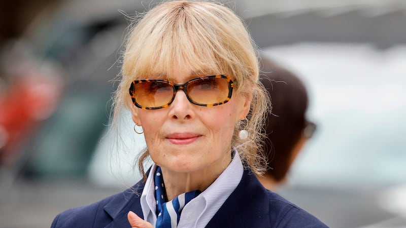 FILE - E. Jean Carroll exits the New York Federal Court after former President Donald Trump...