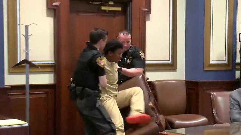Iesha Harris was removed from Hamilton County Common Pleas Court on Tuesday, May 26, 2026,...