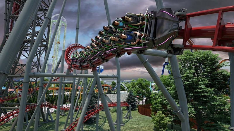 Siren's Curse will be the tallest, longest, fastest tilt coaster in North America
